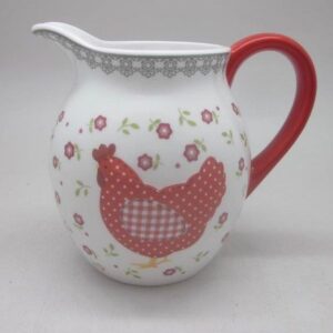 4171.jpg džbánek 1100 ml LaNova plastická SLEPIČKA v dárkové krabičce