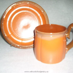 DSCI0004.jpg hrnek 380ml + pošálek Eva hnědý