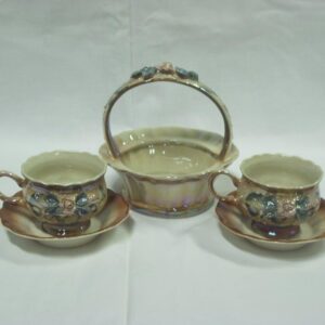 sada  5. díl s košíčkem  LISTR + RUČNĚ SKLÁDANÝ KVĚT