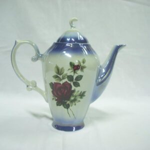 konvice 1000ml LISTR MODRÝ RŮŽE