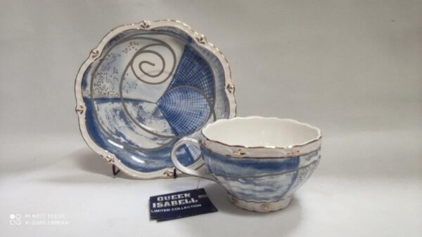 šapo 250ml starožitný  MODERN MODRÝ