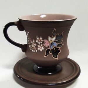 599.jpg samostatné šapo 300 ml HNĚDÉ, email květ