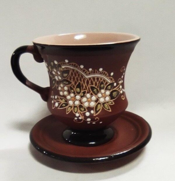 samostatné šapo CIHLOVÉ 300 ml , email květ